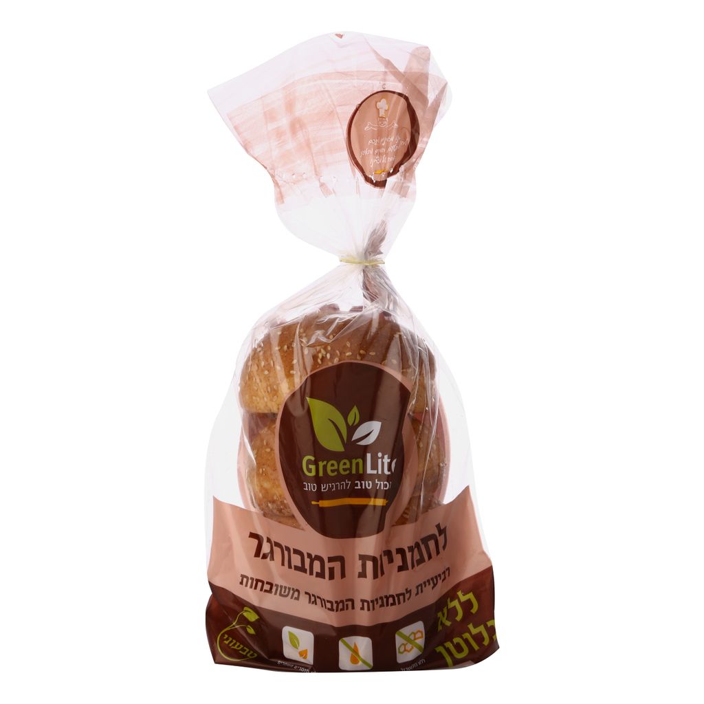 רביעיית לחמניות בורגר ללא גלוטן 350 ג