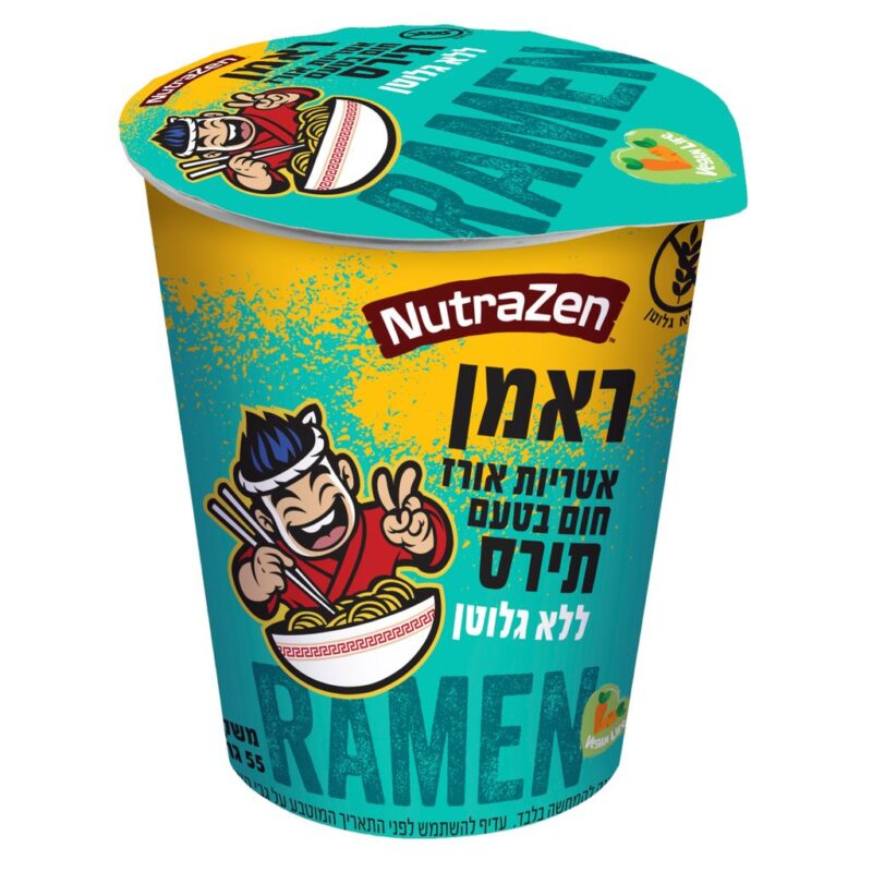ראמן אטריות אורז מלא בטעם תירס