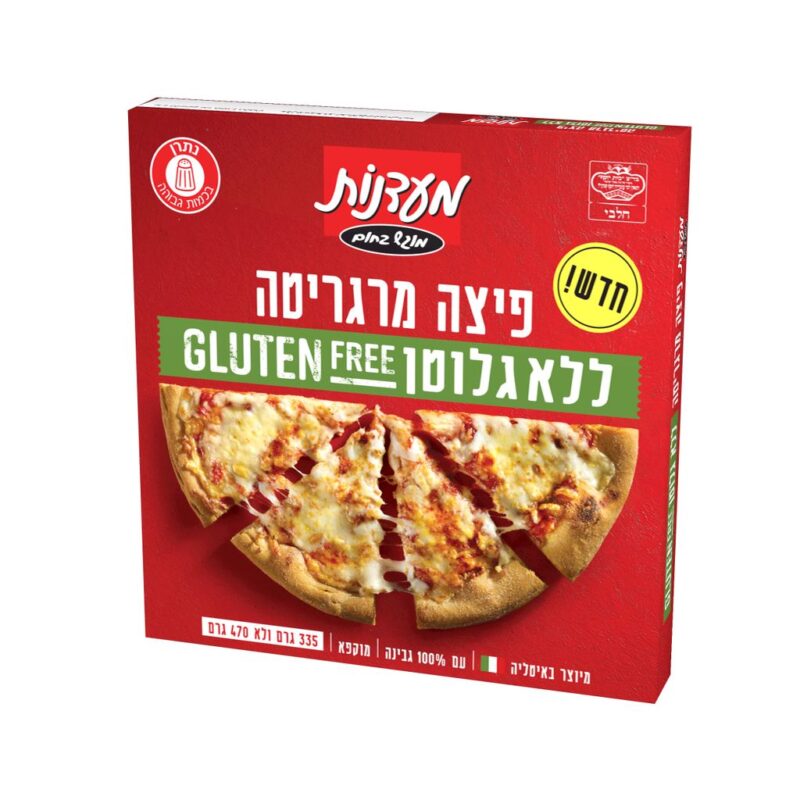 מעדנות פיצה מרגריטה ללא גלוטן 335 ג
