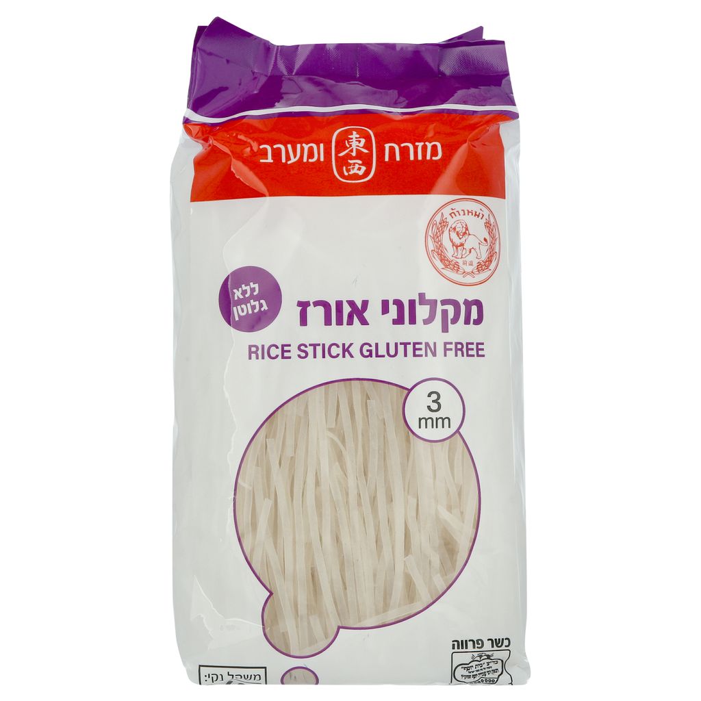 מקלוני אורז ללא גלוטן 400 גרם